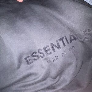 Fear of God Essentials Black Hoodie